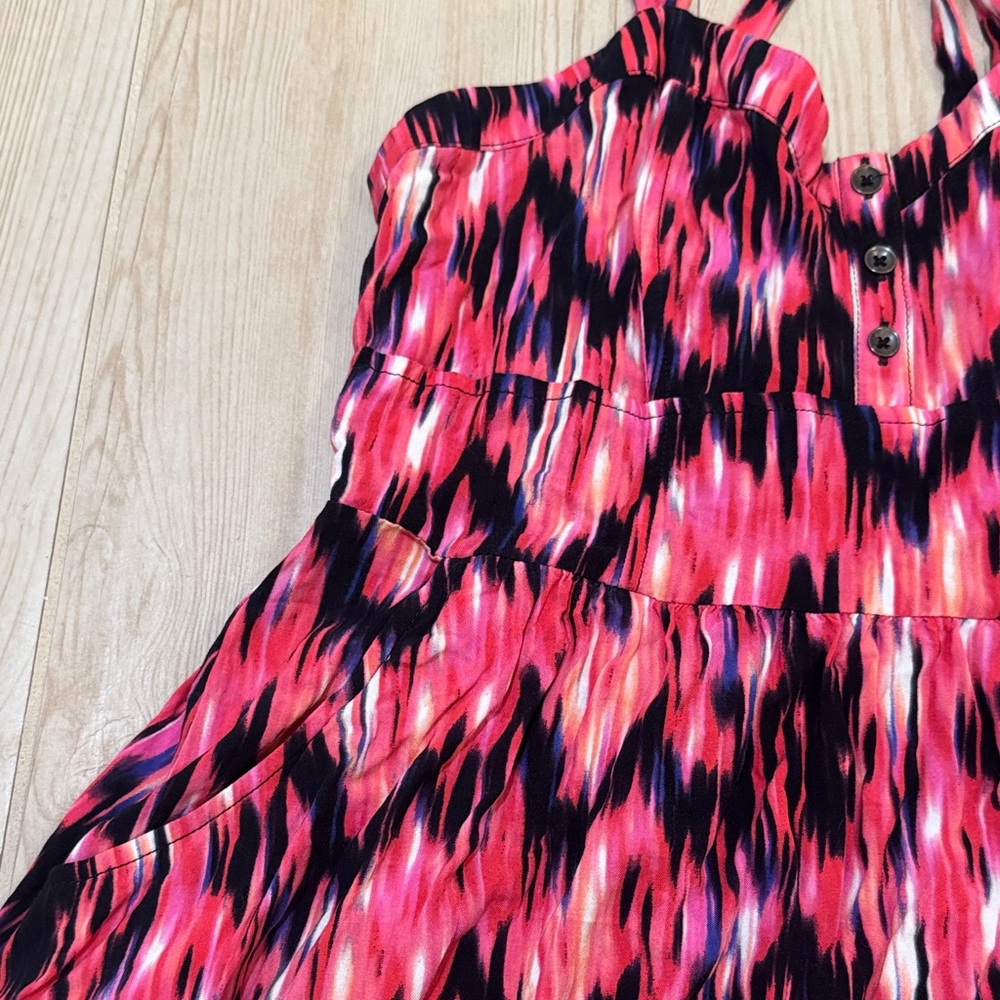 Express Pink and Black Mini Dress - Picture 3 of 6